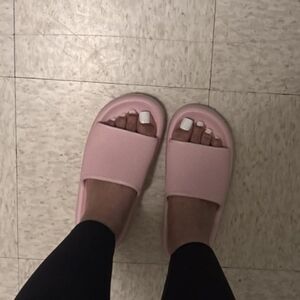 Pink Women's Slide Sandals